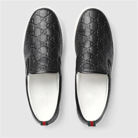 gucci black buckle shoe|gucci men's slip on shoes.